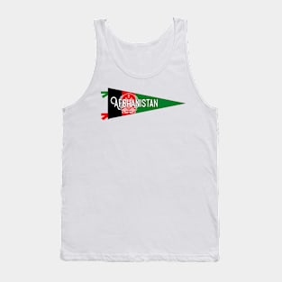 Afghanistan Flag Pennant Tank Top